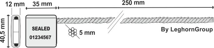 Cable Seal 5x250 mm - LeghornGroup