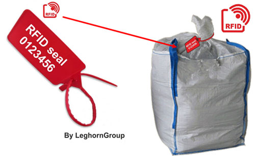 rfid seals management traceability bags example