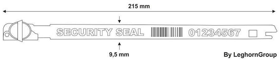 metal strap seal balloonseal technical drawing
